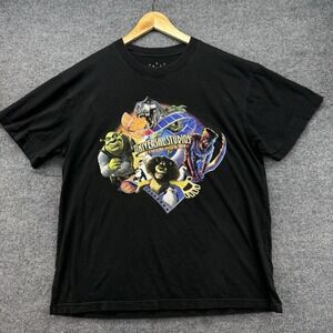 Universal Studios Singapore Black Graphic T-shirt Adult Size L Shrek